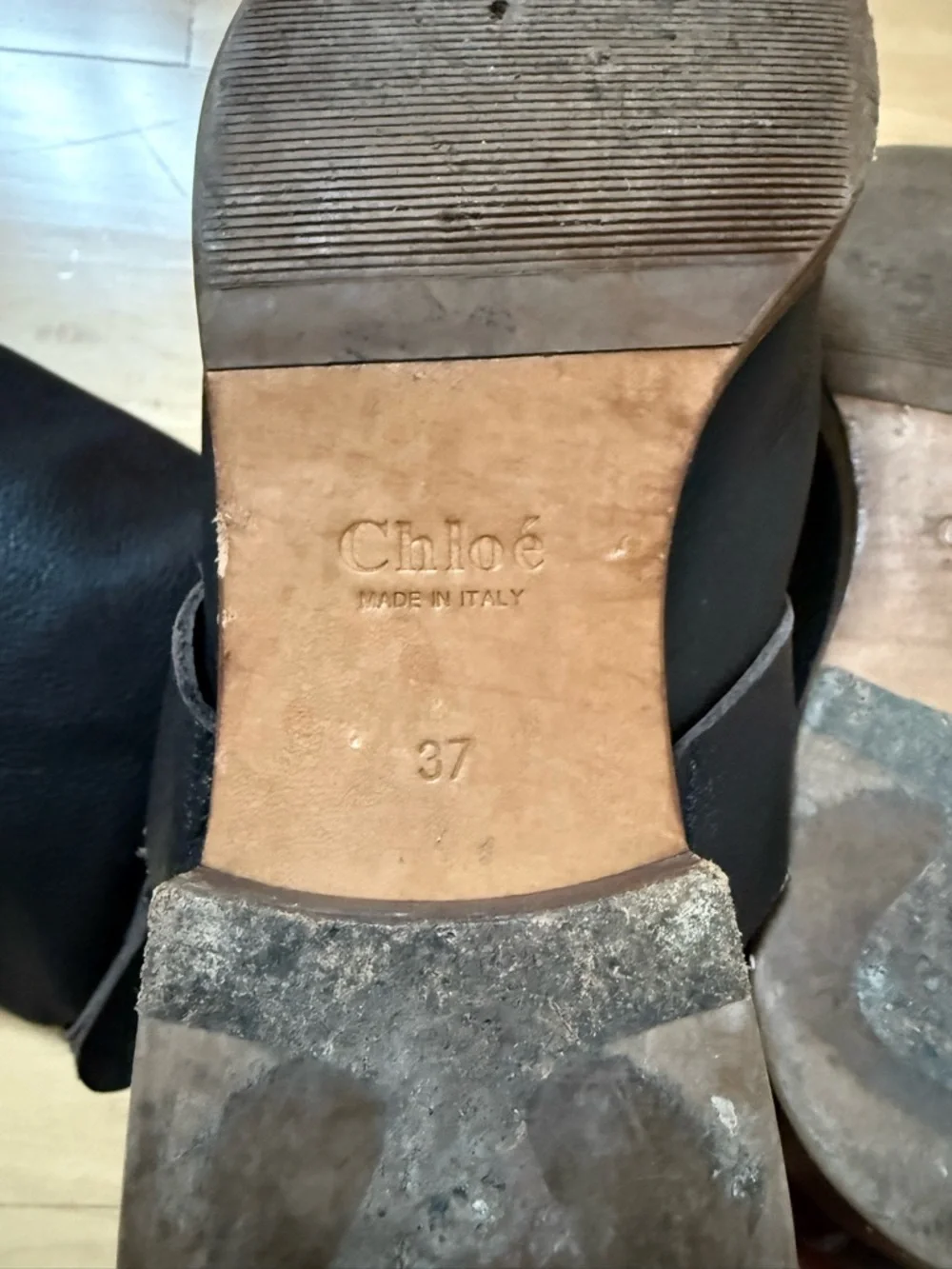 Chloé Prince Paddington Brown Leather Boots 7